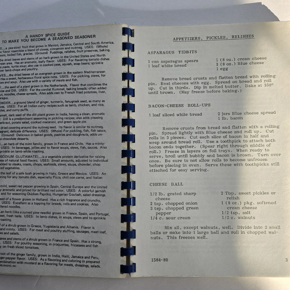Ledyard Center School Community Vintage Cookbook 1980 Connecticut Spiral Bound